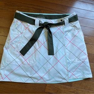 Nike performance Tour Plaid Faux wrap Golf Skort ~ 6 ~